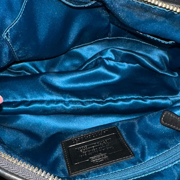 Coach 70th Anniversary Bag Black Textured Satchel - Picture 13 of 13